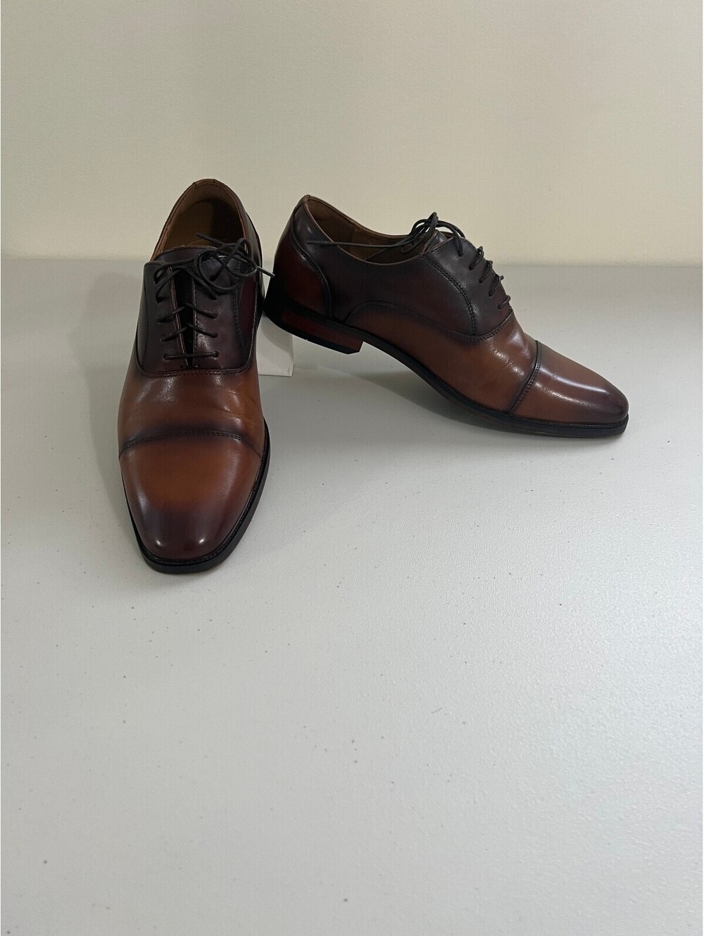 Florsheim Men's Sorrello Cap Toe Balmoral Oxford Dress Shoe - Cognac Multi